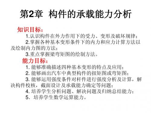 第2章  构件的承载能力分析