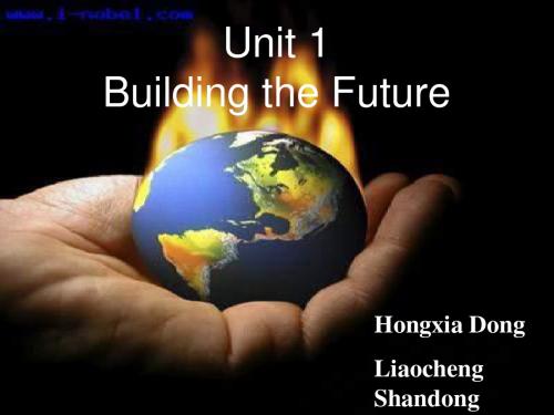 牛津译林版选修十unit 1《building the future