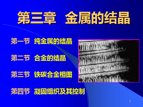 3金属的结晶与相图PPT课件