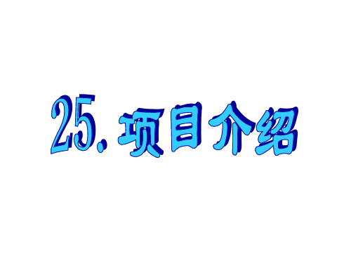 高中英语书面表达21.项目介绍优选教学课件