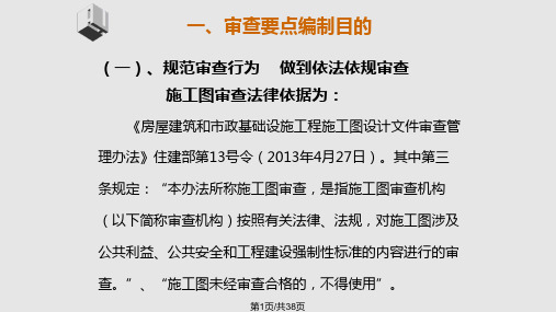 施工图审查要点宣贯PPT课件