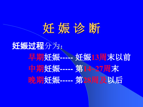 妊娠诊断好PPT课件