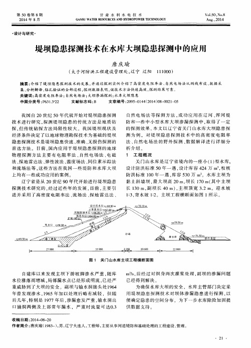 堤坝隐患探测技术在水库大坝隐患探测中的应用
