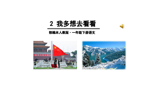 2018-2019年部编本人教版小学一年级语文下册2-我多想去看看(精品PPT课件)