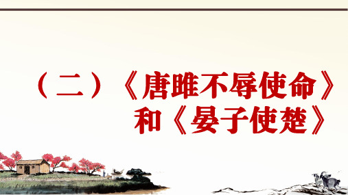 人教部编版语文九下册课外文言文阅读与传统文化拓展训练课件比较阅读篇 3