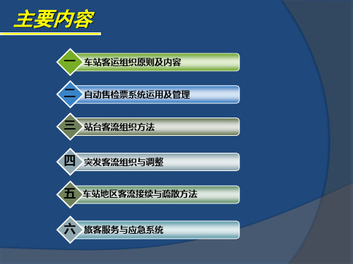 车站客运组织