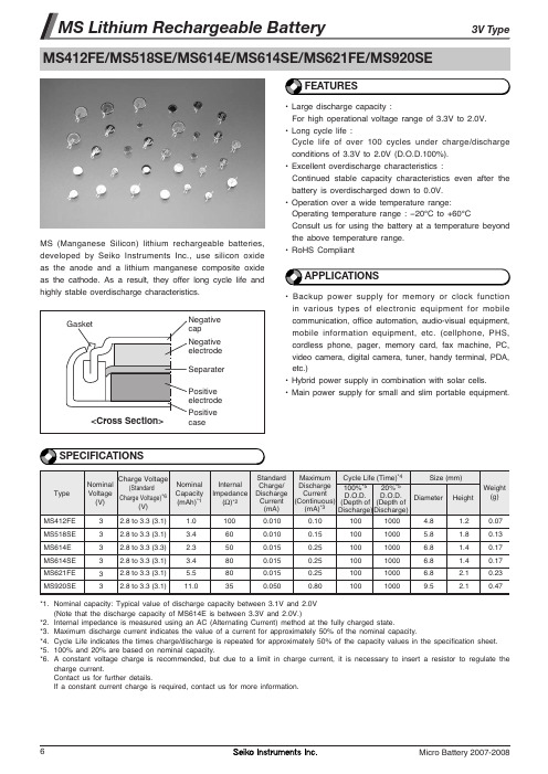 MS614SE,MS518SE,MS621FE,MS920SE-FL27E,MS412FE, 规格书,Datasheet 资料