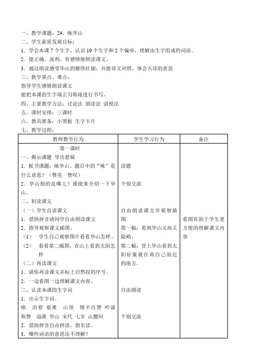 24、咏华山