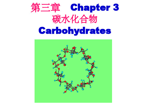 食品化学第三章 碳水化合物