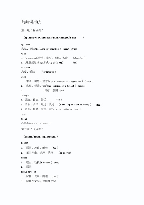 任务型阅读高频词
