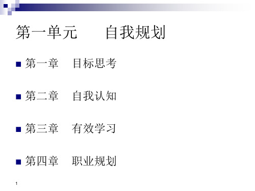 《个人与团队管理》课程教学配套PPT