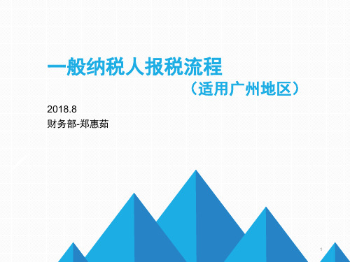 广州地区一般纳税人报税流程ppt课件