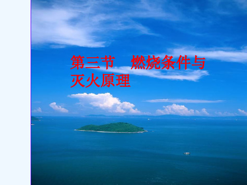 九年级化学上册 3.3 燃烧条件与灭火原理精品课件课件 粤教版 粤教版