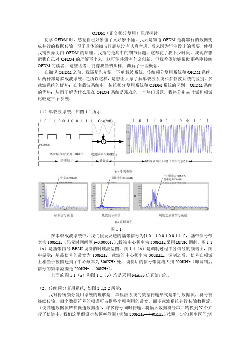 OFDM正交频分复用原理探讨