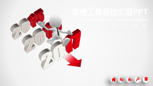 2018年度工作总结汇报PPT