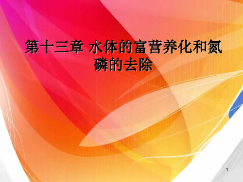 13第十三章 水体的富营养化和氮磷的去除 2