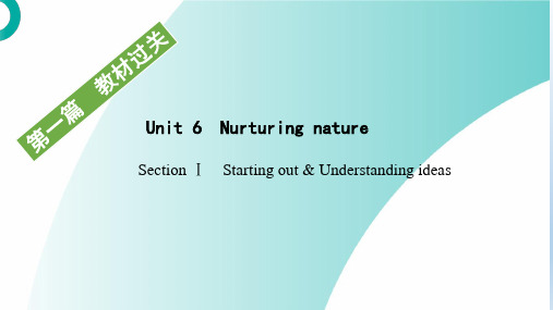 高中英语第一篇教材Unit6 课件外研版选择性必修第一册(付,296页)