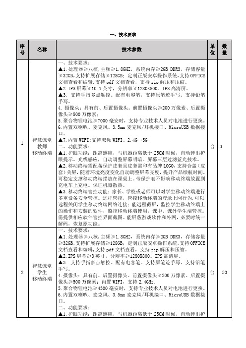 技术要求模板.doc