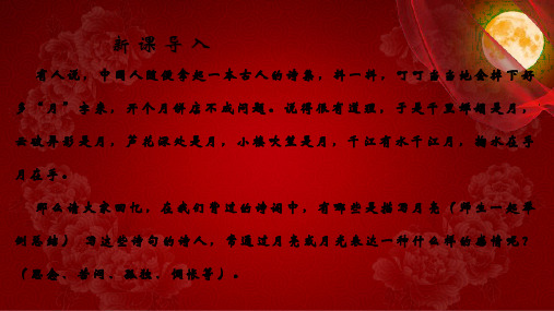 水调歌头 初中九年级语文教学课件PPT 人教版