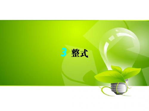 (新)北师大版数学七年级上册同步课件3.3 整式 (共23张PPT)
