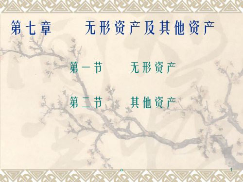 无形资产及其他资产