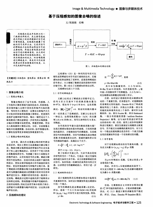 基于压缩感知的图像去噪的综述