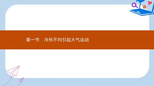 高中地理第二章地球上的大气2.1冷热不均引起大气运动同步课件新人教版必修1