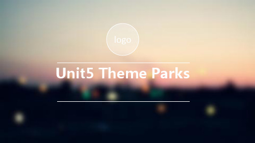 人教版高中英语必修4第五单元Theme park reading课件(共22张PPT)