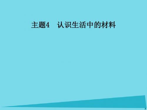 2017秋高中化学主题4认识生活中的材料课题1关于衣料的学问课件2鲁科版选修120170921197