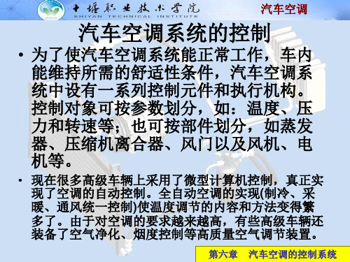 汽车空调的控制装置