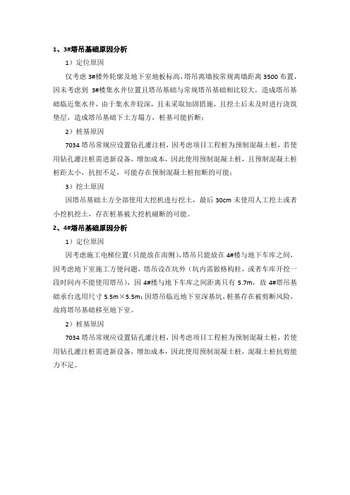 塔吊基础总结