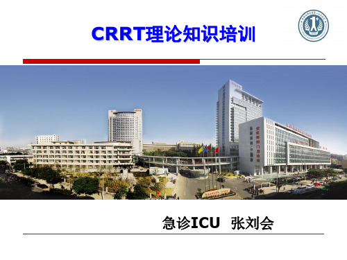 CRRT理论知识培训