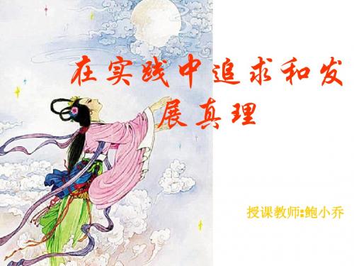 杭州市城区优质课资料：在实践中追去和发展真理优秀课件