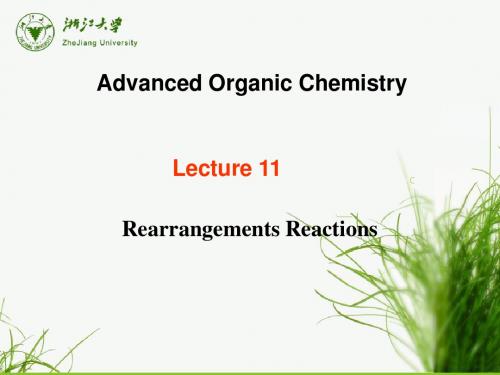 高等有机化学-Lecture 11