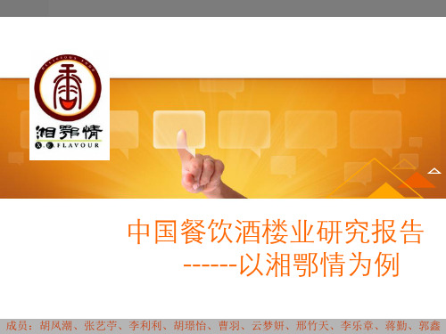 湘鄂情财报分析(参考案例可不用打印)