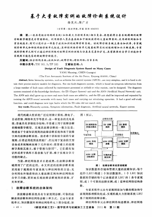 基于大量故障实例的故障诊断系统设计