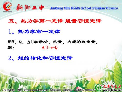 高二物理热力学第一定律2