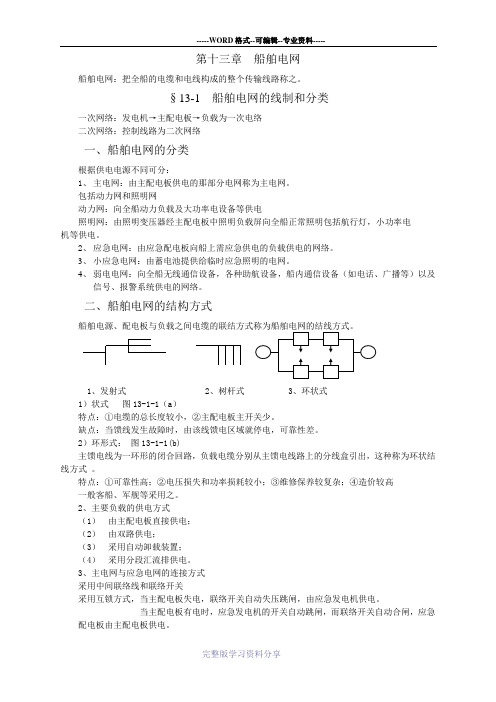 第十三章--船舶电网