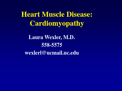 高血压英文PPT精品课件HeartMuscleDisease