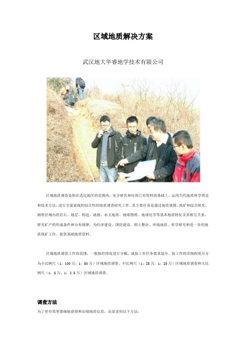 区域地质调查