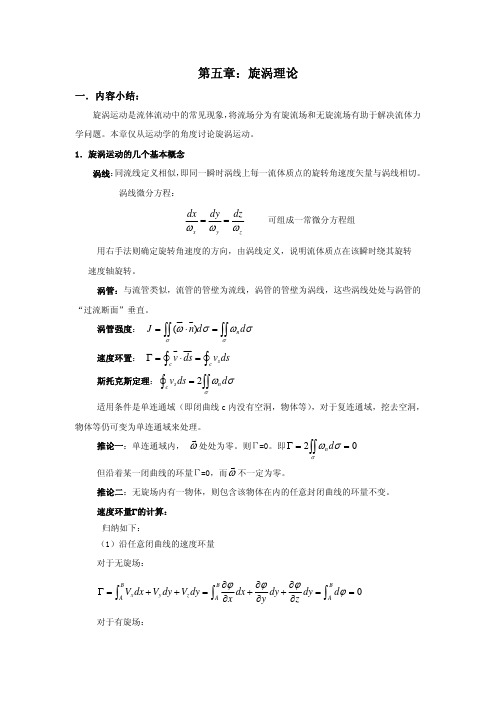 第五章：旋涡理论