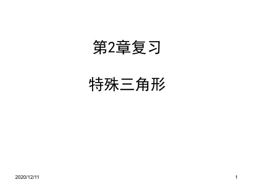 第2章特殊三角形复习PPT教学课件