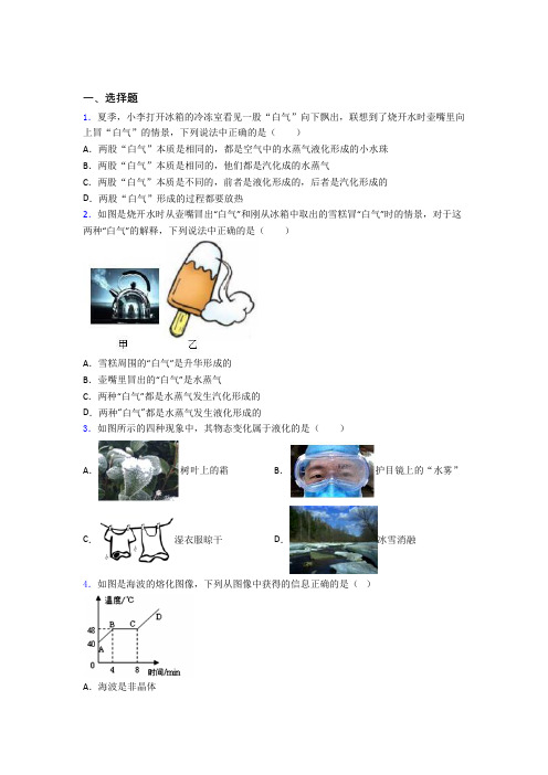 宝鸡市初中物理八年级上册期中测试题(包含答案解析)