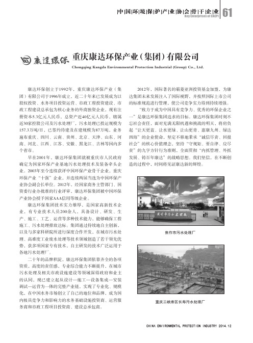 重庆康达环保产业(集团)有限公司