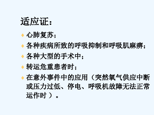 (完整)简易呼吸气囊使用精品PPT资料精品PPT资料
