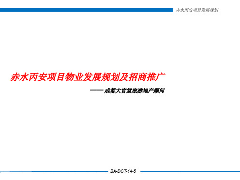 新丙安古镇发展规划