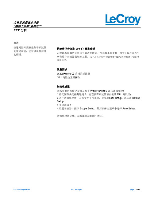 精彩十分钟系列之FFT分析