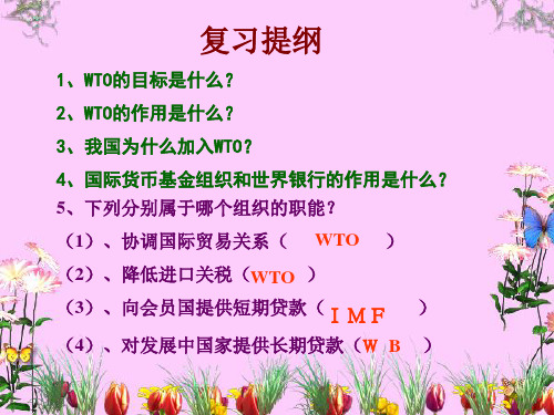 高一政治 世界市场价格 ppt