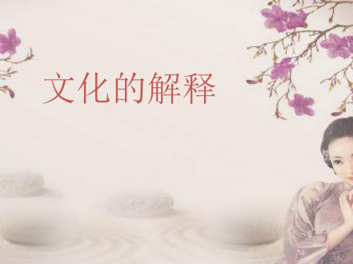 《文化的解释》