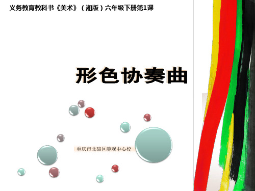 六年级下册美术课件-第一课 形色协奏曲 ︳湘美版(2014秋) (共14张PPT)